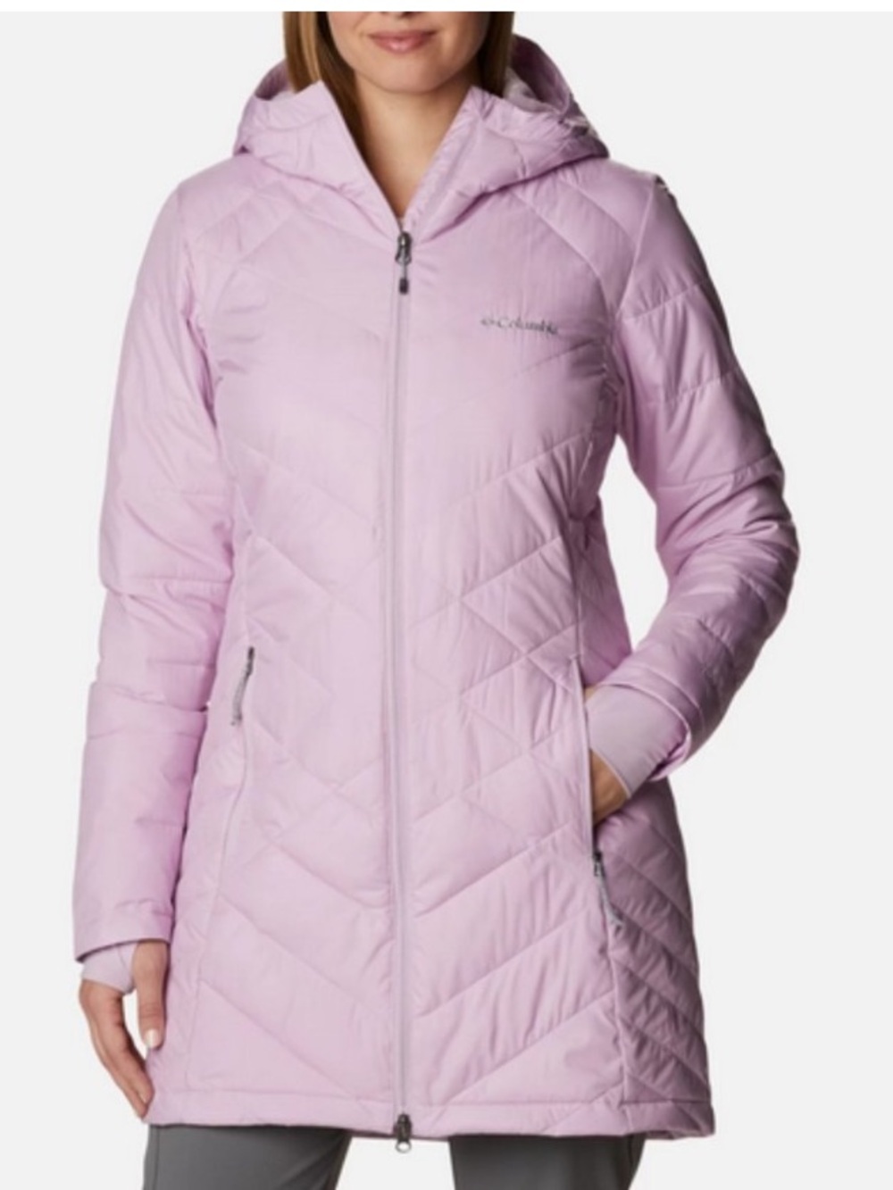 Columbia Women's Heavenly Jacket, Water Resistant , Puffer, Long, Hooded XXL